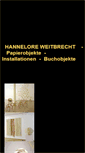Mobile Screenshot of hanneloreweitbrecht.de